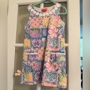 Lily Pulitzer girls dress with embroidery, Size 3-4T, no imperfections